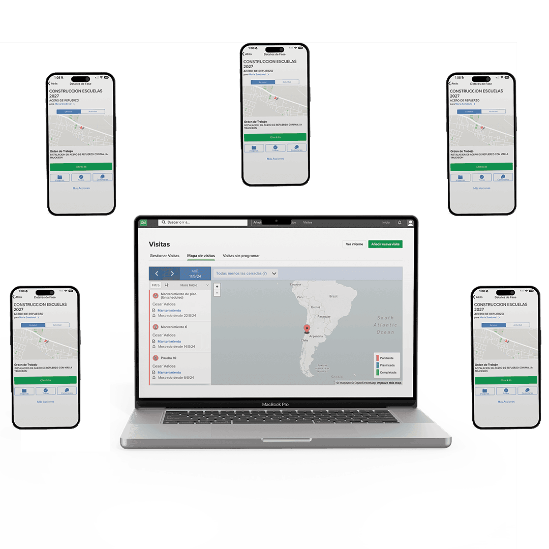 Aplicación móvil ProyecPro para técnicos en campo